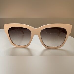 Celine Cat Eye Beige Sunglasses